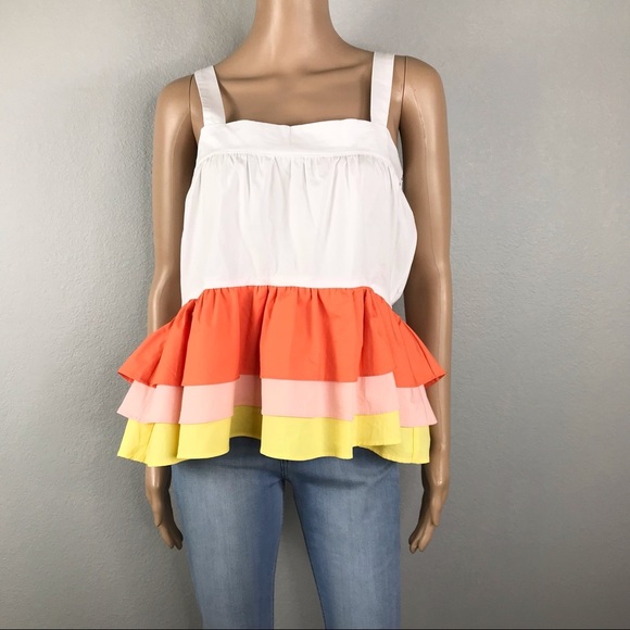 Colorblock tiered tank top - Picture 5 of 11